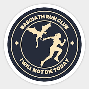 Basgiath Run Club Sticker